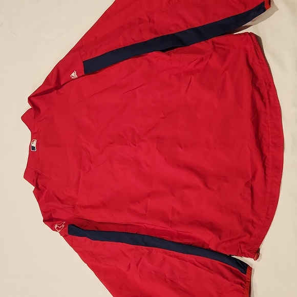 Men's Majestic 1/4 Zip pullover. Red Sox. - Picture 5 of 8